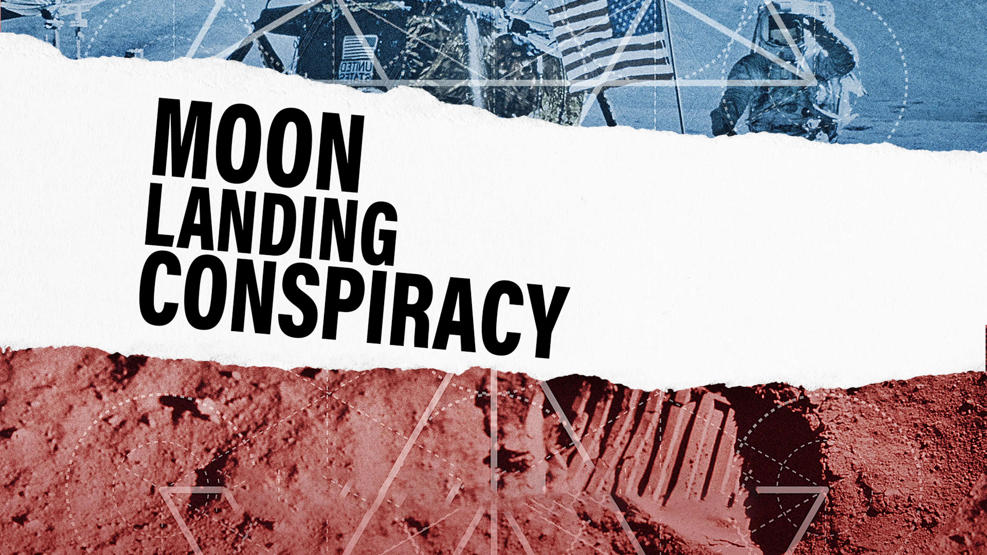 Moon Landing Conspiracy poster